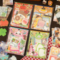 200 Sheets Per Pack of Note Pad Material Package Mood Doodle Series Ancient Morning Style Hundred Handbook Bottoming