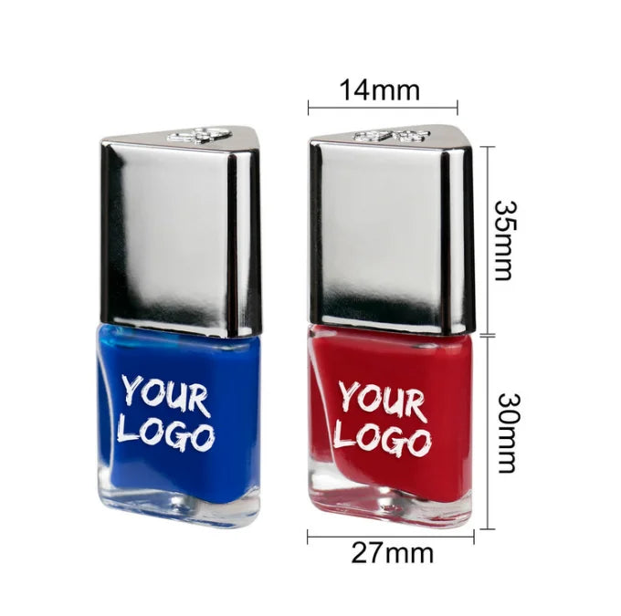 Factory Price Multi Color Liquid Nail Polish With Glass Bottle 10ML Beauty Nail Polish No Logo
