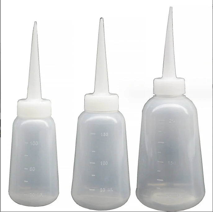 Industrial Dispensing Bottle for Skin Care Shampoo Blush-Thickened Glue Kettle 250ml 100ml Points Pointed Oil Pot Oil Bottle