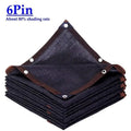 6 Pin 2mx3m Shading Outdoor Sun Shade Net Garden Pergola Sunshade Nets Succulent Plant Sun Shelter Car Shed HDPE Canopy Awning