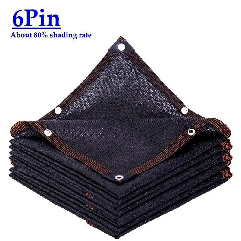 6 Pin 2mx3m Shading Outdoor Sun Shade Net Garden Pergola Sunshade Nets Succulent Plant Sun Shelter Car Shed HDPE Canopy Awning
