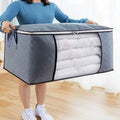 90L Clothes Storage Foldable Blanket Storage Bags Storage Containers for Organizing Bedroom