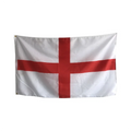 Custom England National UK Flag Fast Delivery 3x5ft 68D Polyester White Red Cross 90x150cm Stocked with Fiberglass Flagpole
