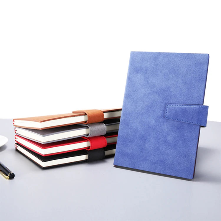 Best Seller A5 Leather Notebook Popular Design with Embossed Logo Spiral Journal Planner with 100 Inner Sheets for Business