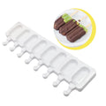 USSE Silicone Ice Mould Ice Cube Tray Popsicle Barrel DIY Mold Dessert Ice Mold with Popsicle Stick