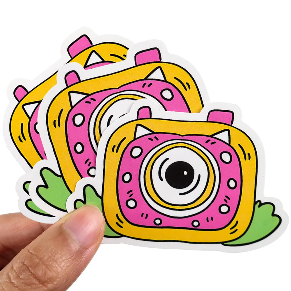 Making Adhesive Label Logo UV Proof Die Cut Decorative Sticker Printing Waterproof PVC Vinyl Custom Cartoon Stickers Sheet
