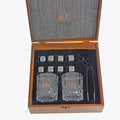 Wholesale Stainless Steel Whiskey Glasses Gift Set with Granite Cubes Stones Coolers & Chillers