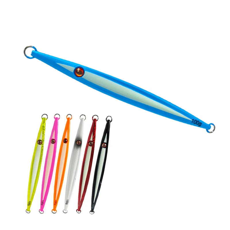 MISTER JIGGING Lead Fish Lure Speed Fast Jigs 60g 100g Metal Jig Lure Metal Fishing Lure