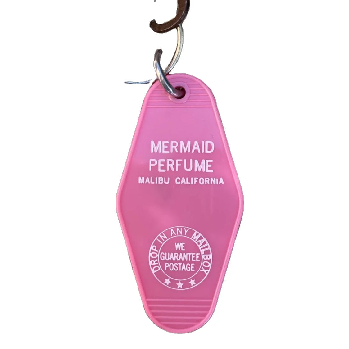 Custom logo Promotional Blank Plastic Retro Vintage Imprint Motel Key Chains  Key Tags