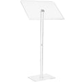 Acrylic Pulpits for Churches Clear Podium Stand Transparent Presentation Lectern for Churches Weddings Classroom Conference