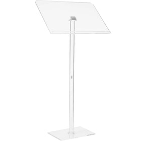 Acrylic Pulpits for Churches Clear Podium Stand Transparent Presentation Lectern for Churches Weddings Classroom Conference