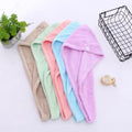 Microfiber Hair Salon Towel Super Absorbent Soft Single or Double Layer Hair Drying Turban Custom Logo for Home Bath Use
