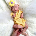 18" Soft Body Sleeping Girl Realistic Full Silicone Reborn Baby Doll Painted Infant Red Body for Kids Toy Artist Collector