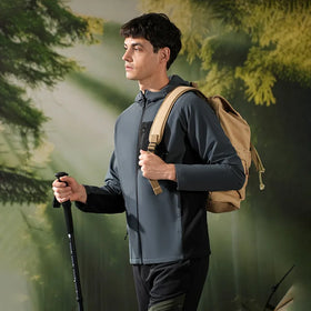 Wholesale Unisex Winter Plus Size Casual Sport Jacket Custom Logo Breathable Four-Way Stretch Windproof Anti-UV Quick Dry High
