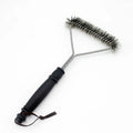 Stainless Steel Barbecue Accessories Wire Bristle BBQ 3-Sided  Barbecue Wire Bristle 12-inch Triangle Grill Cleaning Brush