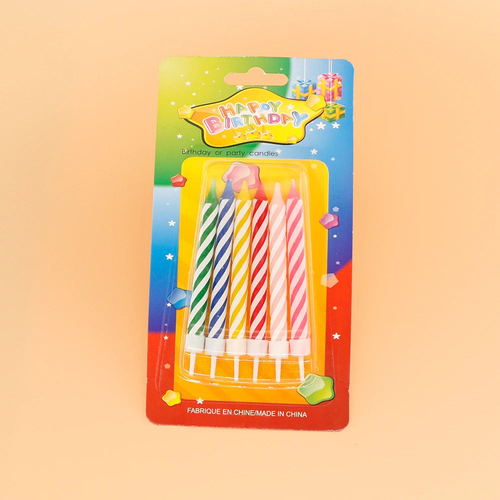 Wholesale Colorful Spiral Smokeless Birthday Cake Candles