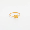 Joolim Jewelry 18K Gold Plated Stainless Steel Fine Butterfly Lines Rings for Women