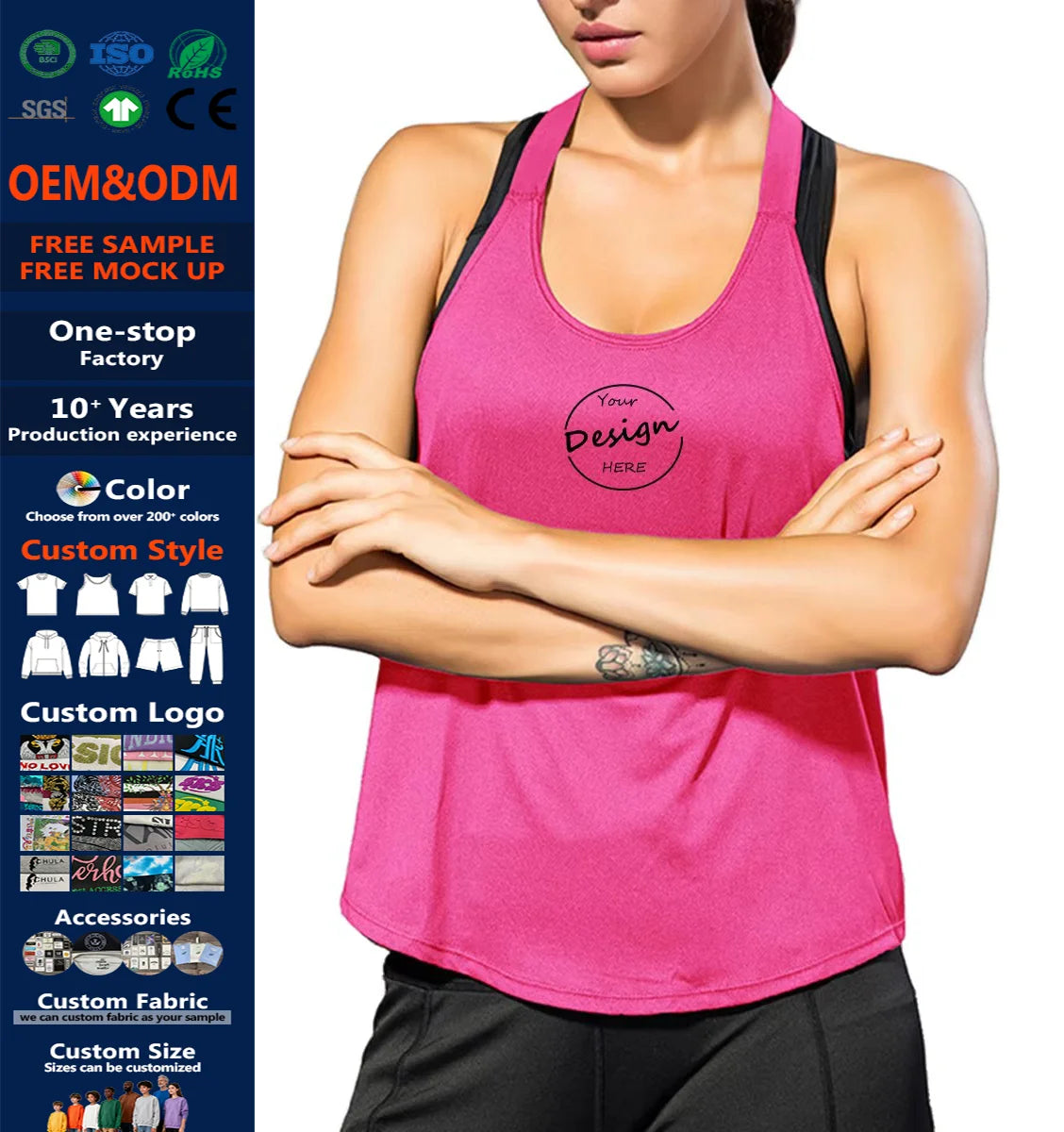 Bulk Sleeveless Yoga Tank Top Yoga Vest Athletic Fitness Sport Wear Tank Tops Gym  Training Yoga Shirts Workout Tops for Women