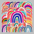 50PCS Factory Direct Sales Cheap Cartoon Cute Little Fresh Fun Rainbow Bridge Stickers Mobile Phone case Suitcase Guitar Sticker