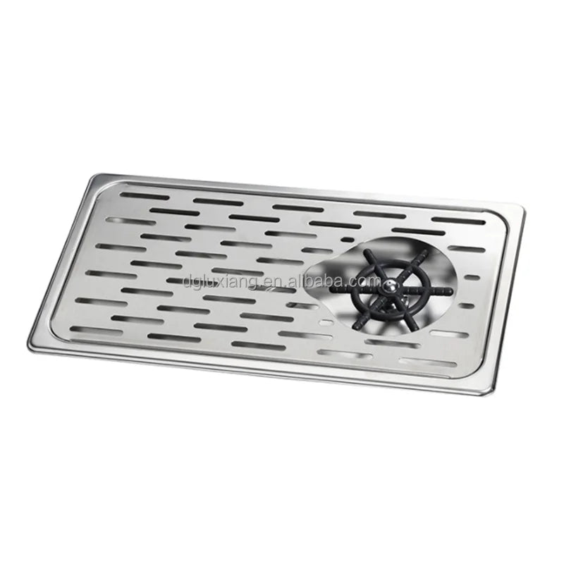 Wholesale Bar Cafe Automatic Bottle Cleaner High Pressure Glass Rinser Cleaning Tool Stainless Steel Cup Washer