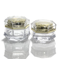Free Sample Wide Mouth Glass Face Cream Jar with Plastic Lids for Eye Cream Lotion & Skin Care