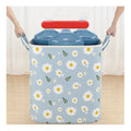 Kangshi Eco-Friendly Folding Stackable Cloth Storage Bag Handles 110L/140L/180L Capacity for Laundry Kid Toys Bin Organization