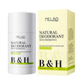 MELAO Natural Deodorant Stick with Probiotics for Women Sport Deodorant Balm Sensitive Skin Sweat Proof Lady Stick Roll