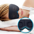 Upgraded 3D Contoured Cup 100% Blackout  Sleeping Eye Mask with Adjustable Strap