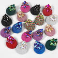 Kaimei 8 Colors 2022 Fashion Jewelry Women Fashion Korean Round Geometric Earring for Women Pendant Handmade Woven Drop Earrings