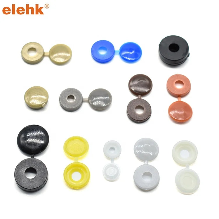 ELEHK Plastic Nylon Head Cap Screw Cover