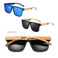 2022 2023 Hot Selling High Quality Eco-friendly Wood Sun Shades Custom Logo Polarized Bamboo Wooden Sunglasses Purple Red Blue