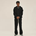 High Quality Custom Logo Men's Hoodie and Flared Sweatpants Set Winter Hooded Collar Wholesale Available