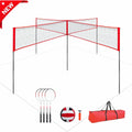 VN05A Cheap Price Four Square Volleyball Net 4 Way Badminton Net 4 Way Volleyball Net Manufacturer in China
