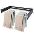 Multi-functional Retractable Clothes Rack Bathroom Towel Rack Balcony Folding Wall Mounted Drying Racks