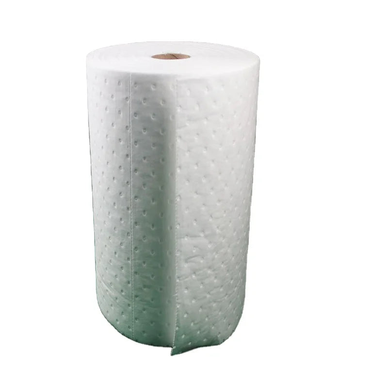 Industrial Mid-Weight PP Oil Spill Booms and Pads Environmental Product Oil Absorbent Roll for Long Truck Use