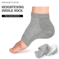 Cmax Height Max Sock Insoles Invisible Shoe Lift Heel Pads Sox Cotton Polyester Blend Half Height Increase Socks for Women Men