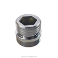 Solid Brass Garden Hose Fittings Connectors Adapter Heavy Duty Brass Repair Male to Male (3/4" GHT Double Male)