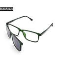 X3195 New Great Quality 1 in 1 Optical Frame with Clip on Driving Polarized Sunglasses