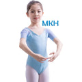 Kids Girls Shoulder Straps Leotard Dress for Ballet Dance Gymnastic