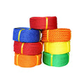 High Strength Eco-friendly 3-Strand Twist Rope 200m Polypropylene Braided Packaging Rope for Bags Mixed Color