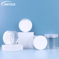 Large Volume Transparent Storage Empty Plastic Jars 100/200/300/400/500ml Wide-mouth PET Bottles for Sugar & Candy Food Sealed