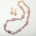 Designer Fine 925 Silver Baroque Pearl Pendant Color Changing Necklace and Earrings Set Fast Sample Delivery Custom Personalized