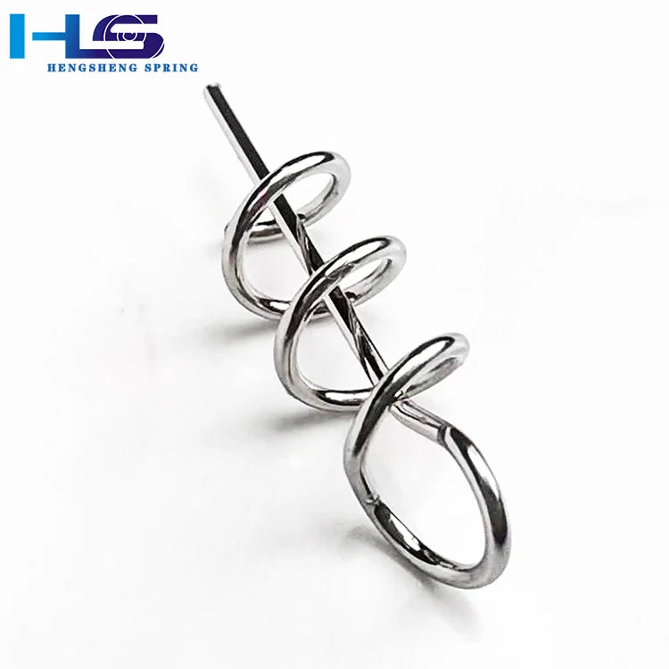 Hengsheng Stainless Steel 304 Soft Bait Twist Lock Hook Bottom Crank Hook Luyaa Snap Stock for Fishing Spring