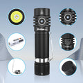Wholesale OEM/ODM Super Bright High Power 2000 Lumen Waterproof Rechargeable Torch Light  Tactical Pocket  Flashlights