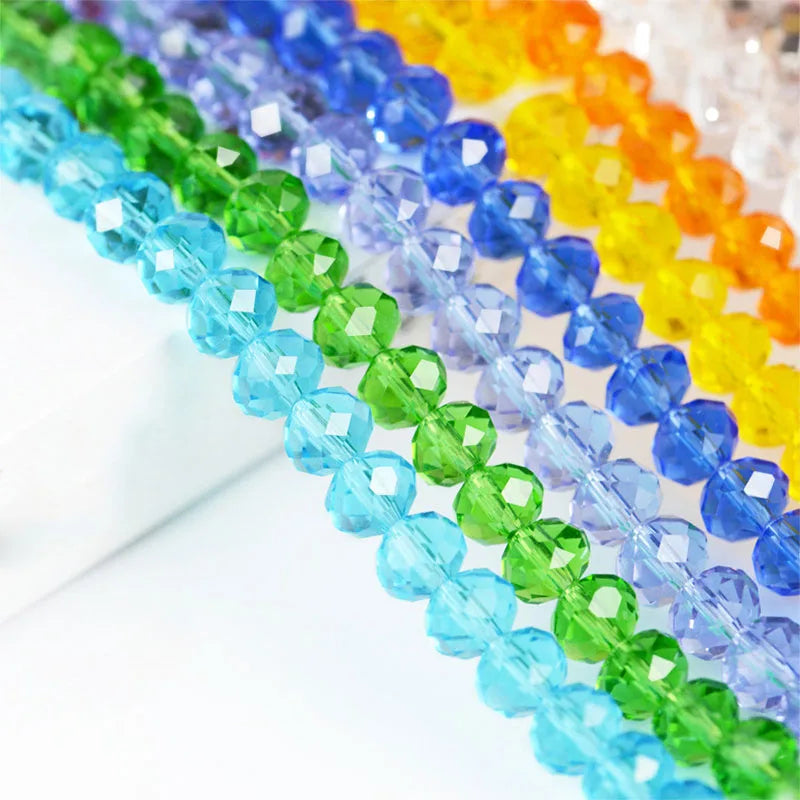 Wholesale Cheap Rondelle Crystal Bead Rondel Beads Crystal Beads for Jewelry Making with 2mm 3mm 4mm 6mm 8mm