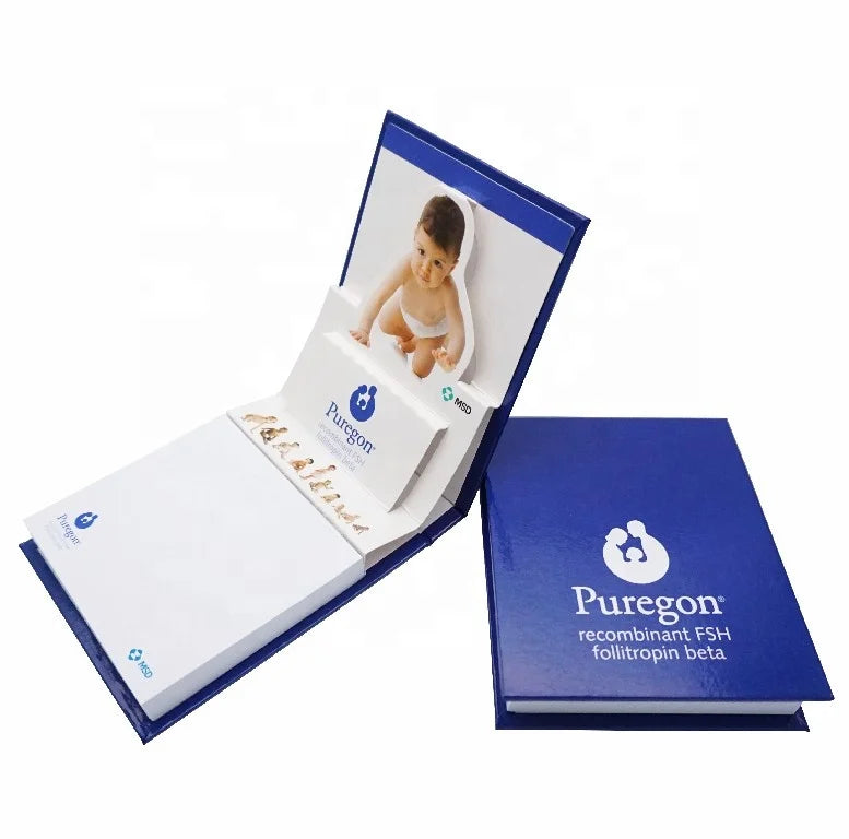 Pop-up Logo Hard Cover Sticky Notes Custom Shaped Sticky Note Books
