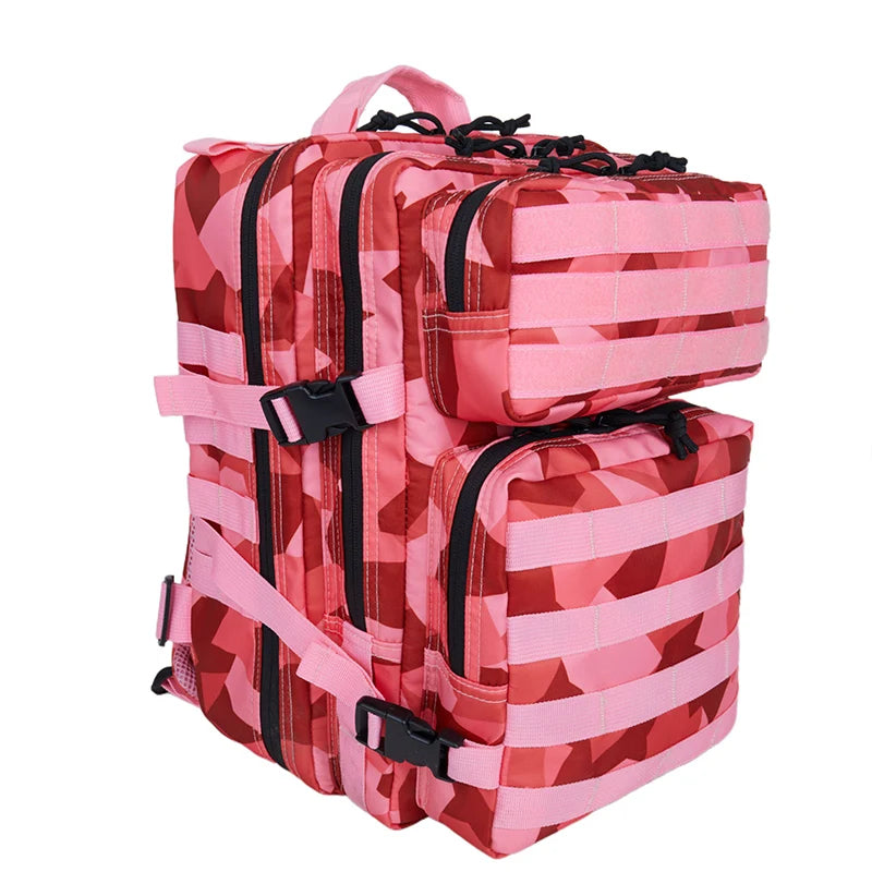 Custom Pink Oxford Waterproof Tatica Mochila Tactico Back Pack Crossfit Tactical Gym Sport Backpack Bag With Laptop Interlaye