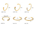 Titanium Steel Bracelet 18K Gold Plated Color Zirconium Full Diamond High Fashion Stainless Steel Cast Bracelet