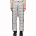 Designer Straight Leg Sweat Pants Men Loose Puffer Down Pants Men Wind Breaker Pants