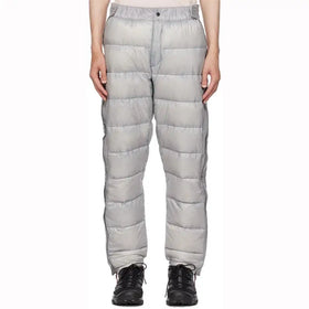 Designer Straight Leg Sweat Pants Men Loose Puffer Down Pants Men Wind Breaker Pants